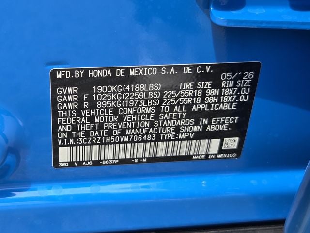 2027 Honda HR-V Sport
