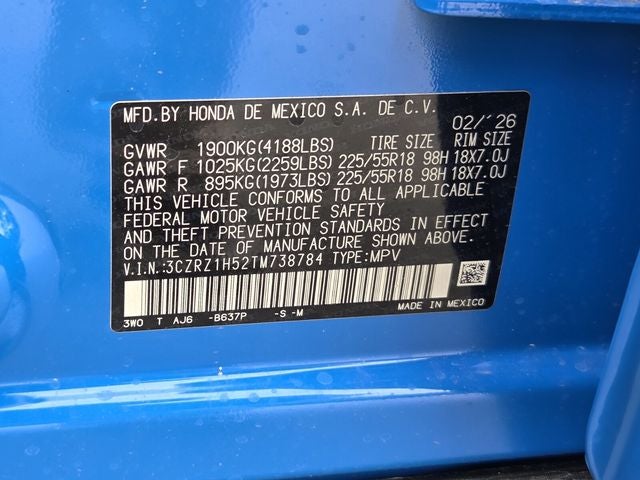 2026 Honda HR-V Sport