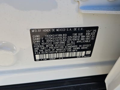 2026 Honda HR-V Sport