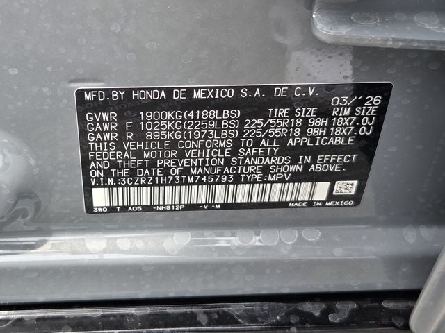 2026 Honda HR-V EX-L