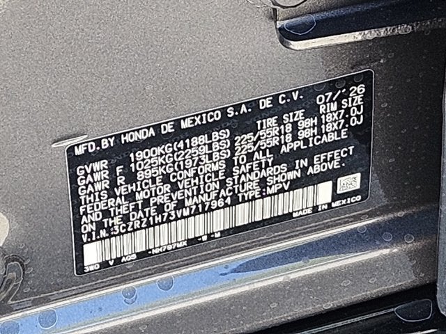 2027 Honda HR-V EX-L