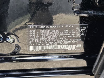 2027 Honda HR-V EX-L