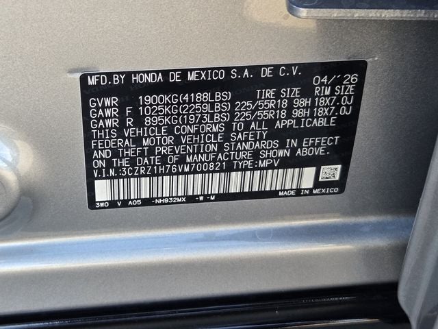 2027 Honda HR-V EX-L