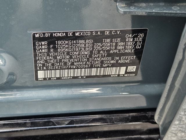 2027 Honda HR-V EX-L