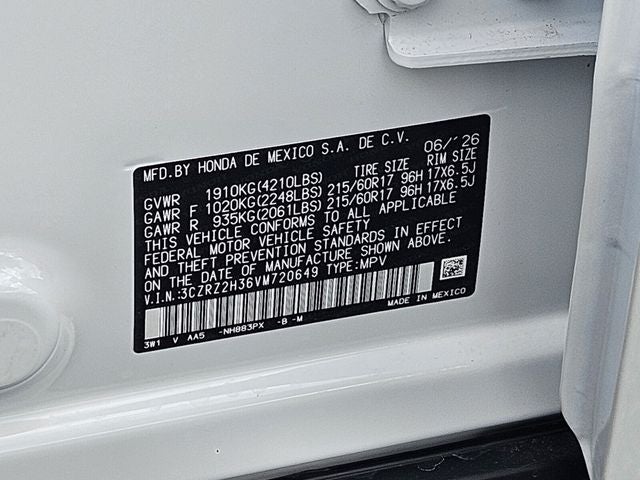2027 Honda HR-V LX
