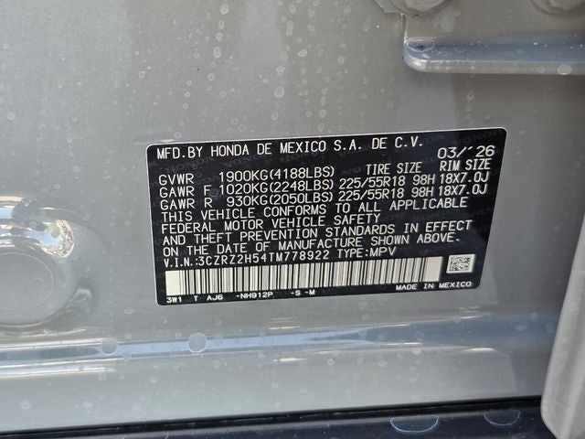 2026 Honda HR-V Sport