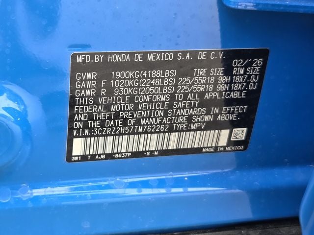 2026 Honda HR-V Sport