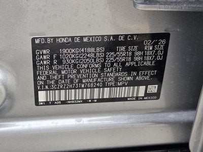 2026 Honda HR-V EX-L