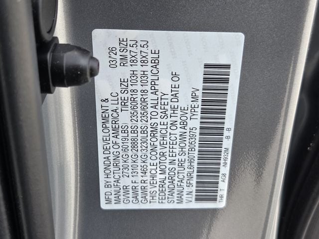 2026 Honda Odyssey EX-L