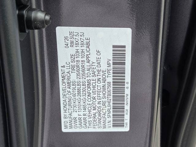 2026 Honda Odyssey EX-L