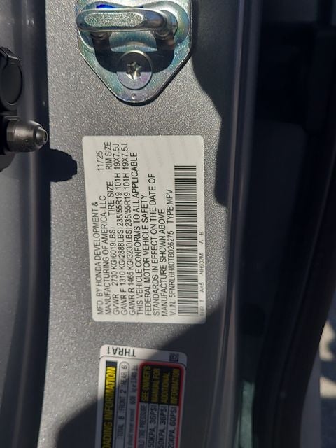 2026 Honda Odyssey Touring