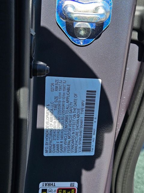 2026 Honda Odyssey Touring