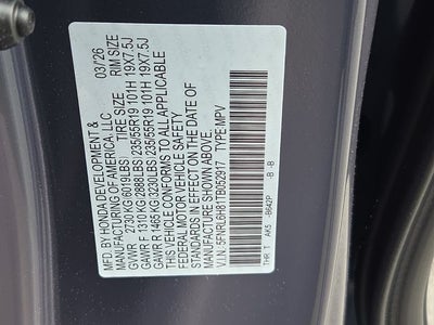 2026 Honda Odyssey Touring