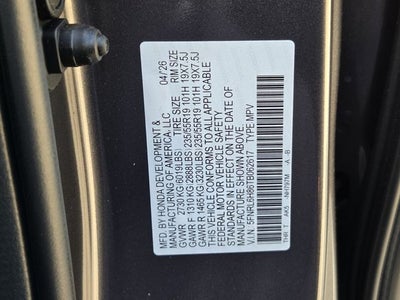 2026 Honda Odyssey Touring