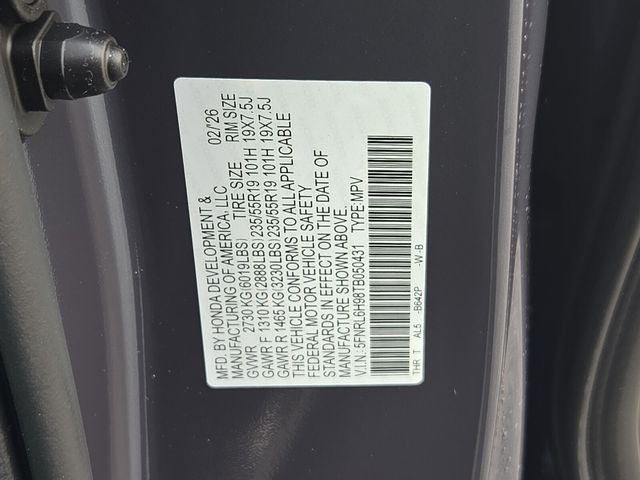 2026 Honda Odyssey Elite