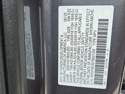 2026 Honda Passport RTL Blackout