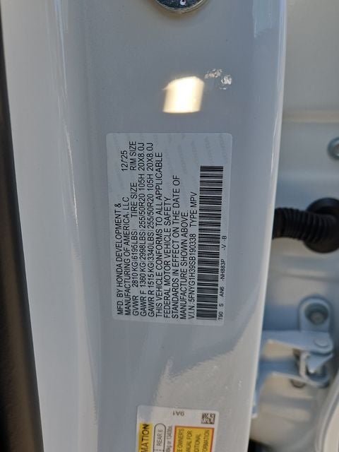 2025 Honda Pilot Sport