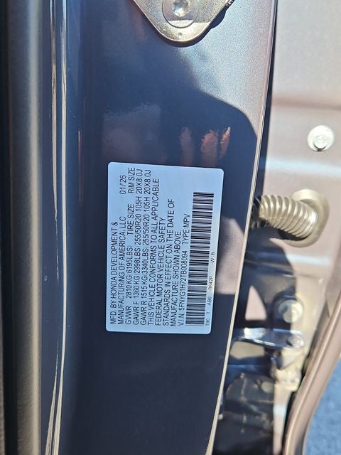 2026 Honda Pilot Touring