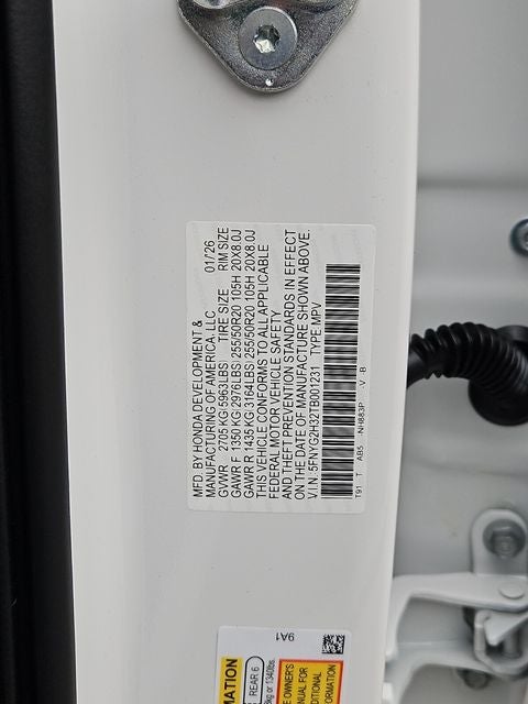 2026 Honda Pilot Sport