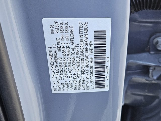 2026 Honda Pilot EX-L