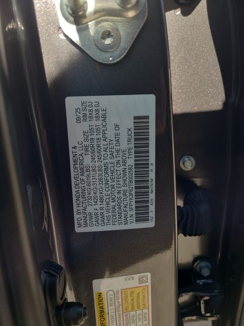 2026 Honda Ridgeline TrailSport