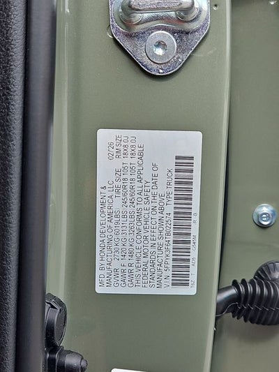 2026 Honda Ridgeline TrailSport