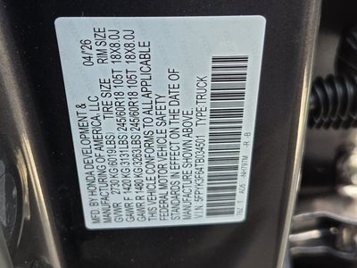 2026 Honda Ridgeline TrailSport