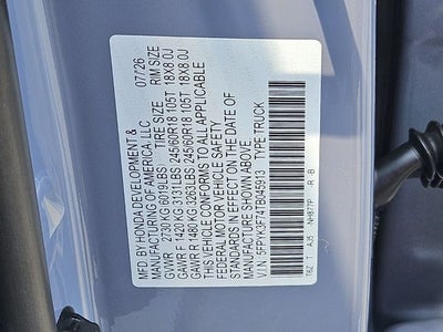 2026 Honda Ridgeline TrailSport+
