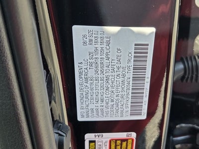 2026 Honda Ridgeline Black Edition