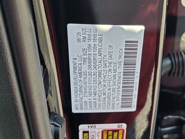 2026 Honda Ridgeline Black Edition