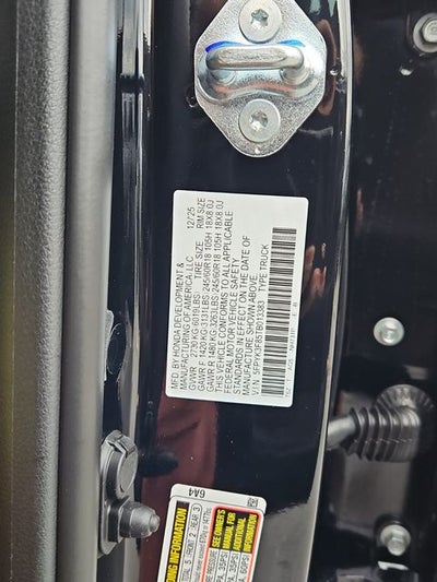 2026 Honda Ridgeline Black Edition