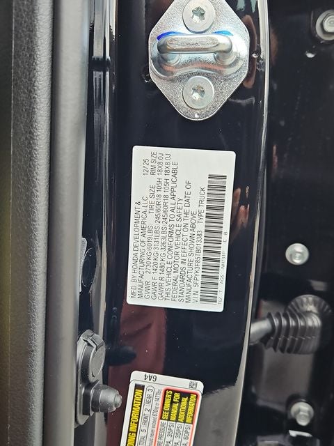 2026 Honda Ridgeline Black Edition