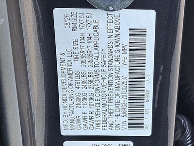2026 Honda CR-V LX