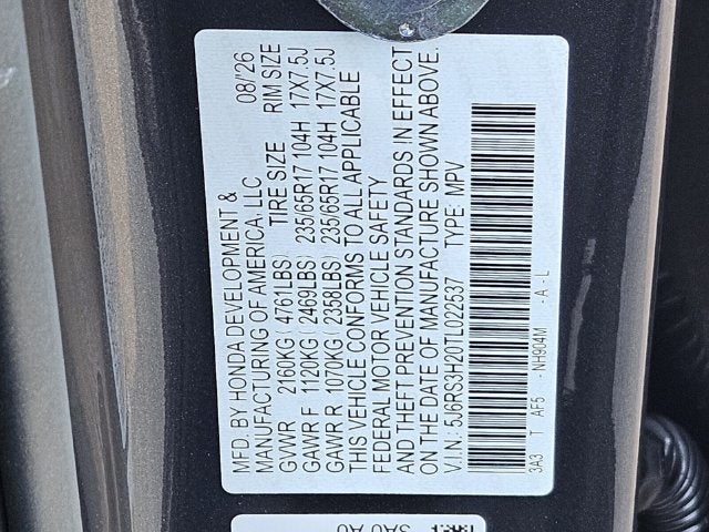 2026 Honda CR-V LX