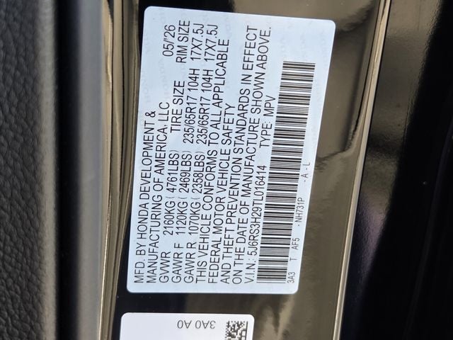 2026 Honda CR-V LX