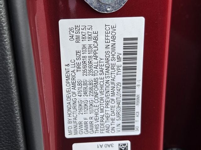 2026 Honda CR-V EX