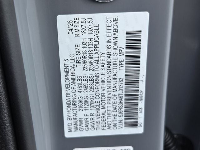 2026 Honda CR-V EX