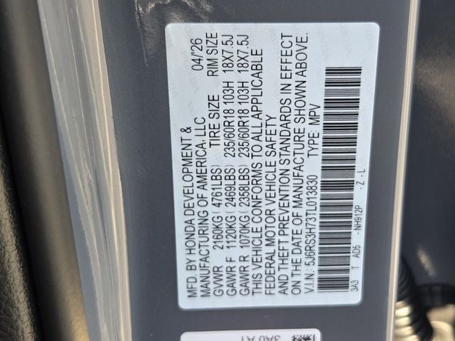 2026 Honda CR-V EX-L