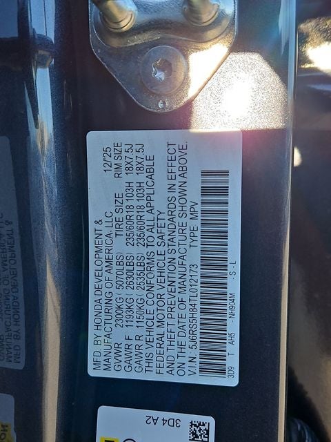 2026 Honda CR-V Hybrid Sport-L