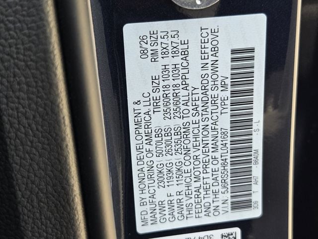 2026 Honda CR-V Hybrid Sport-L