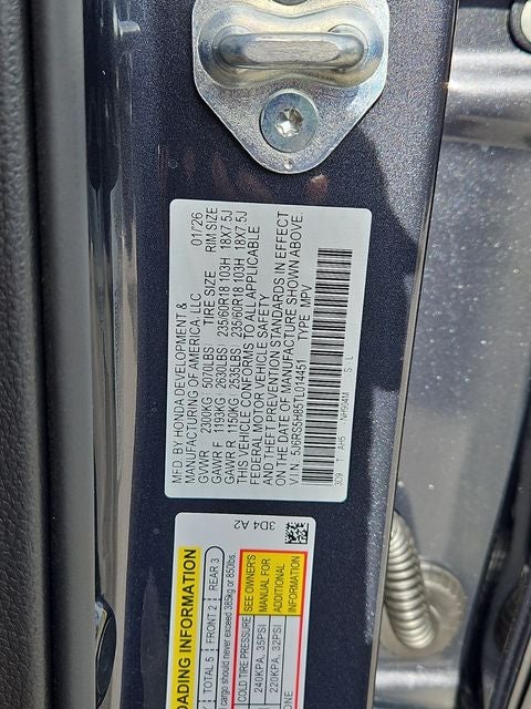 2026 Honda CR-V Hybrid Sport-L