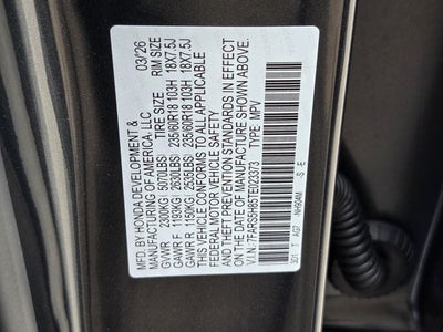 2026 Honda CR-V Hybrid Sport-L