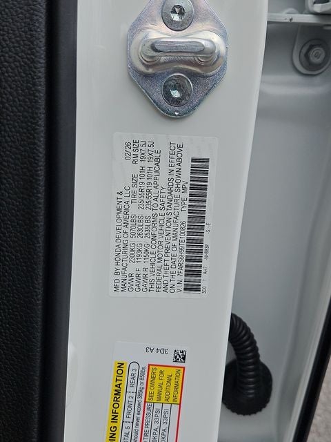 2026 Honda CR-V Hybrid Sport Touring