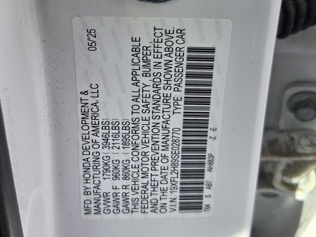 2025 Honda Civic Sport