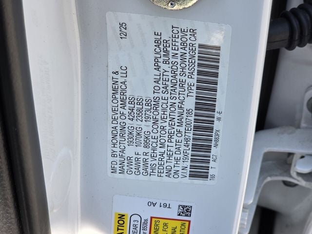 2026 Honda Civic Hybrid Sport