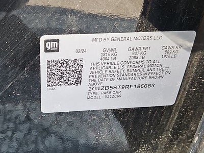 2024 Chevrolet Malibu LS 1LS