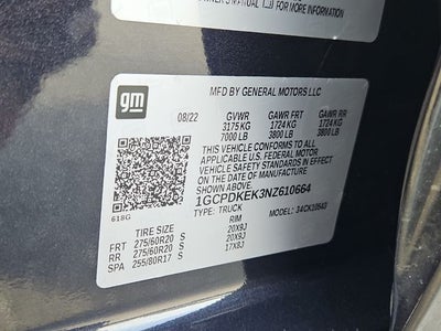 2022 Chevrolet Silverado 1500 LT