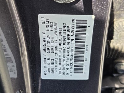 2016 Honda Accord EX