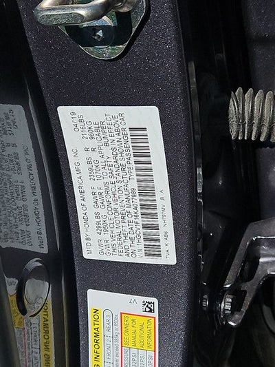 2019 Honda Accord LX