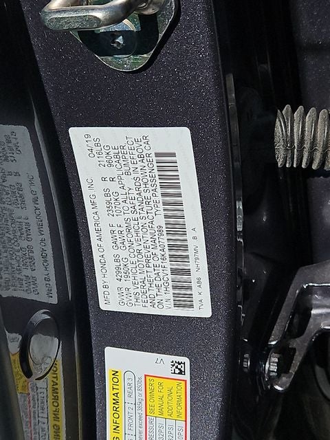 2019 Honda Accord LX